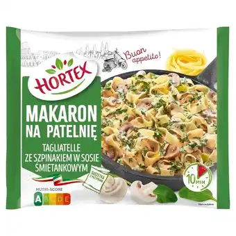 Makro Hortex Makaron na patelnię tagliatelle ze szpinakiem w sosie śmietankowym 450 g oferta