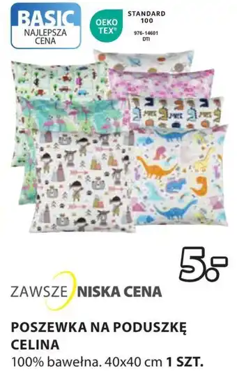 JYSK Poszewka na poduszkę TEX oferta