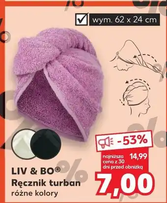 Kaufland Ręcznik Liv & BO oferta