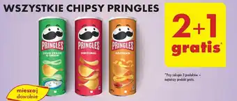 Biedronka WSZYSTKIE CHIPSY PRINGLES oferta