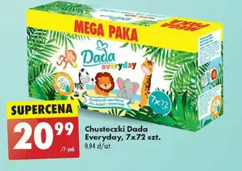 Biedronka Chusteczki Dada Everyday, 7x72 szt. oferta