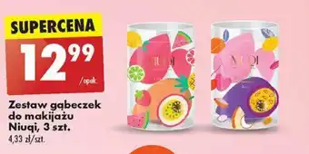 Biedronka Zestaw gąbeczek do makijażu Niuqi, 3 szt. oferta