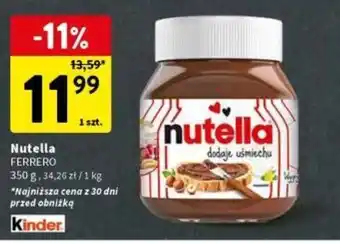 Intermarche Nutella 350 g oferta