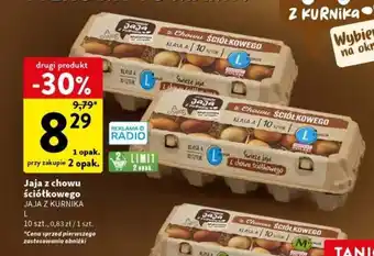 Intermarche Jaja z chowu ściółkowego 10 szt. oferta