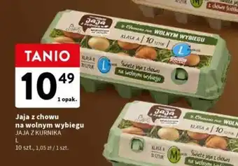 Intermarche Jaja z chowu na wolnym wybiegu 10 szt. oferta