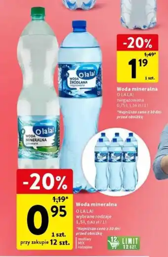 Intermarche Woda mineralna 1,5 l oferta