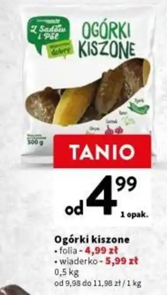 Intermarche Ogórki kiszone 0,5 kg oferta