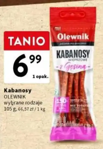 Intermarche Kabanosy 105 g oferta
