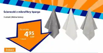 Action Ściereczki z mikrofibry Spargo oferta