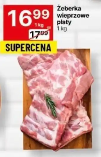 Delikatesy Centrum Żeberka wieprzowe platy 1 kg oferta