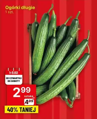 Delikatesy Centrum Ogórki długie 1 szt. oferta