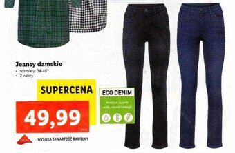 Lidl Jeansy damskie oferta