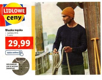 Lidl Bluzka męska oferta