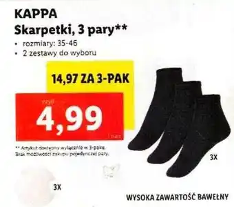 Lidl Skarpetki Kappa oferta