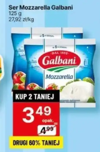 Delikatesy Centrum Ser Mozzarella Galbani 125 g oferta