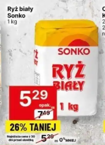 Delikatesy Centrum Ryż biały Sonko 1 kg oferta