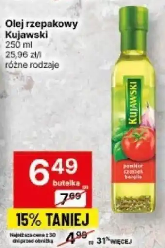Delikatesy Centrum Olej rzepakowy Kujawski 250 ml oferta