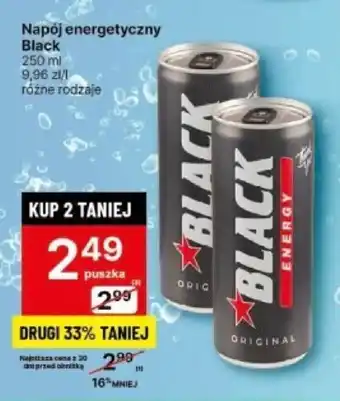 Delikatesy Centrum Napój energetyczny Black 250 ml oferta