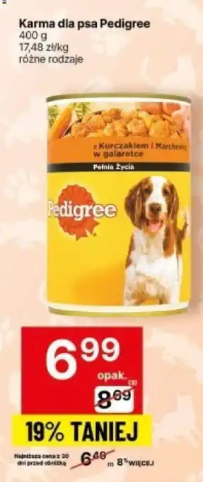 Delikatesy Centrum Karma dla psa Pedigree 400 g oferta