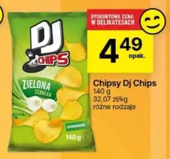 Delikatesy Centrum Chipsy Dj Chips 140 g oferta