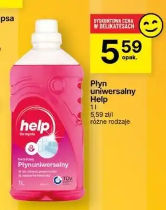 Delikatesy Centrum Płyn uniwersalny Help 1 l oferta