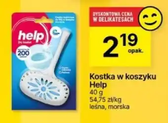 Delikatesy Centrum Kostka w koszyku Help 40 g oferta