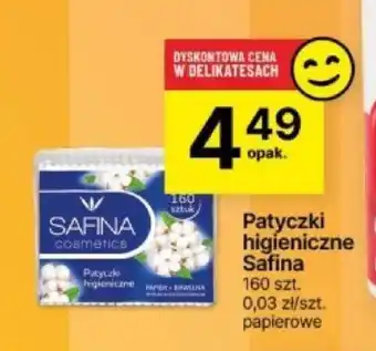 Delikatesy Centrum Patyczki higieniczne Safina 160 szt. oferta