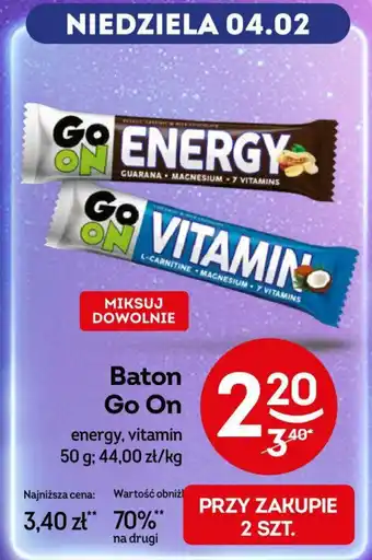 Żabka Baton Go On 50 g oferta