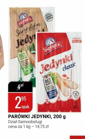 bi1 PARÓWKI JEDYNKI, 200 g oferta
