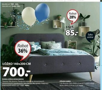 JYSK Rama łóżka kongsberg oferta