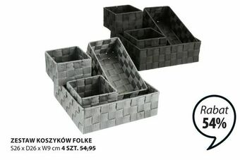 JYSK Zestaw koszyków folke oferta