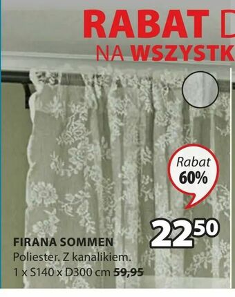 JYSK Firana sommen oferta
