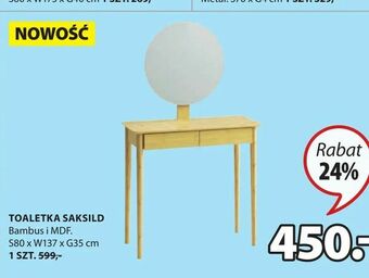 JYSK Toaletka saksild oferta