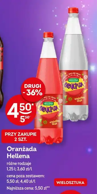 Żabka Oranżada Hellena 1,25 l oferta