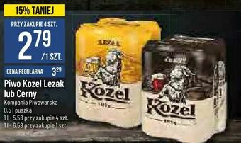 Polomarket Piwo Kozel Lezak lub Cerny oferta