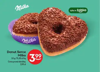 Żabka Donut Serce Milka 53 g oferta