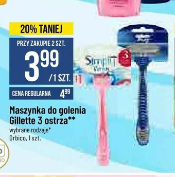 Polomarket Maszynka do golenia Gillette 3 ostrza oferta
