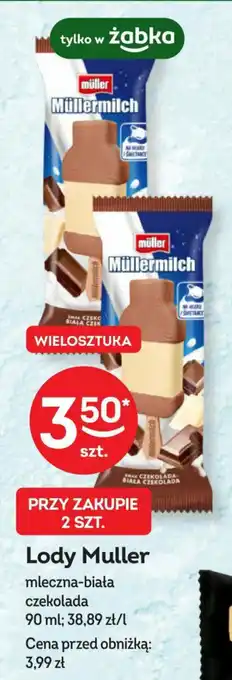 Żabka Lody Muller 90 ml oferta