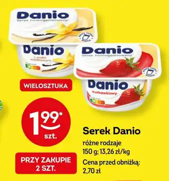 Żabka Serek Danio 150 g oferta
