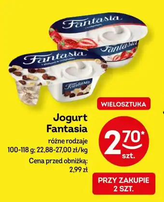 Żabka Jogurt Fantasia 100-118 g oferta
