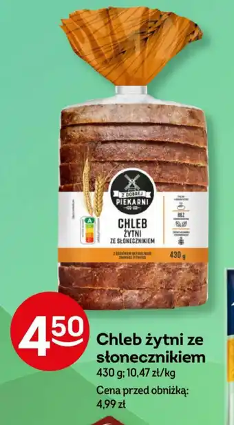 Żabka Chleb żytni ze słonecznikiem 430 g oferta