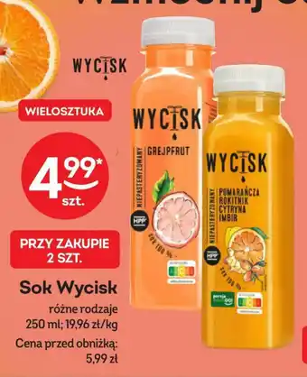 Żabka Sok Wycisk 250 ml oferta