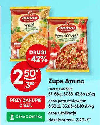 Żabka Zupa Amino 57-66 g oferta