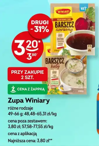 Żabka Zupa Winiary 49-66 g oferta