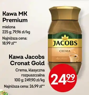 Żabka Kawa Jacobs Cronat Gold 100 g oferta