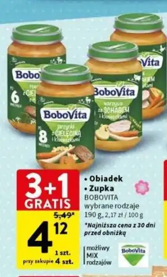 Intermarche Obiadek Zupka BOBOVITA 190g oferta