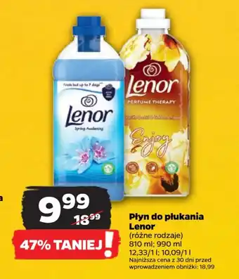 Netto Płyn do płukania Lenor 810ml oferta