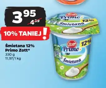 Netto Śmietana 12% Primo Zott 330 g oferta