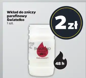 Wkład do zniczy Światełko