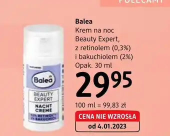 dm drogerie markt Krem na noc Balea oferta